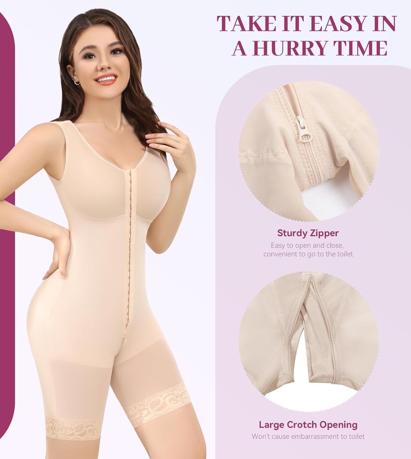 Full Body Shapewear for Women Faja Colombianas Waist Trainer Compression Garments